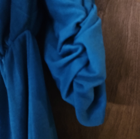 Polina Plus Turquoise Dress - Picture 4 of 6